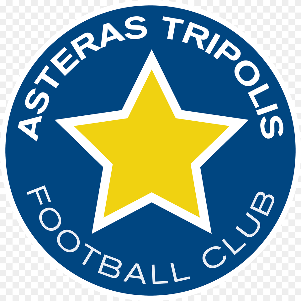 Asteras Tripolis Fc Logo, Symbol, Star Symbol, Disk Free Transparent Png