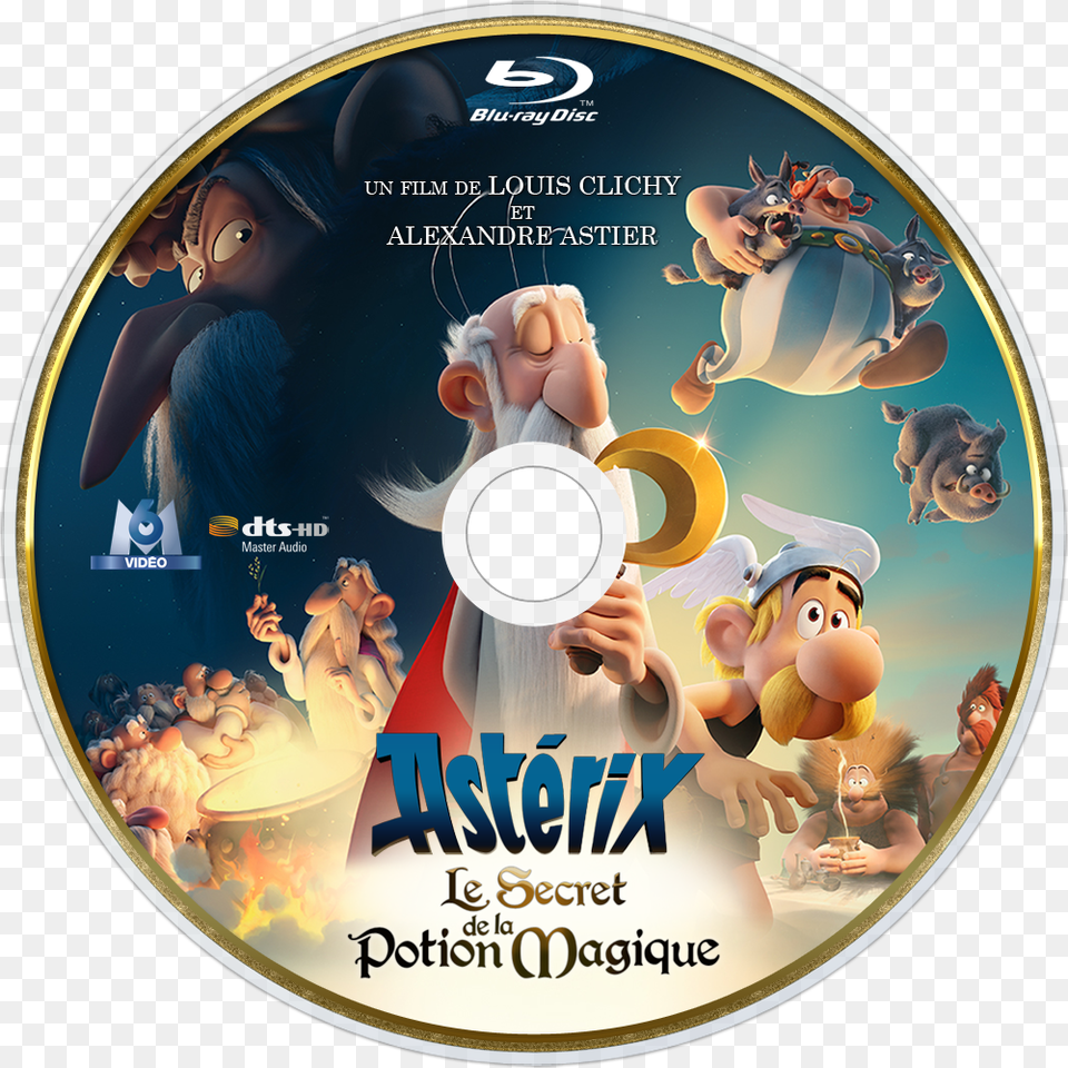 Asterix And The Secret Of The Magic Potion Dvd, Disk, Adult, Female, Person Png Image