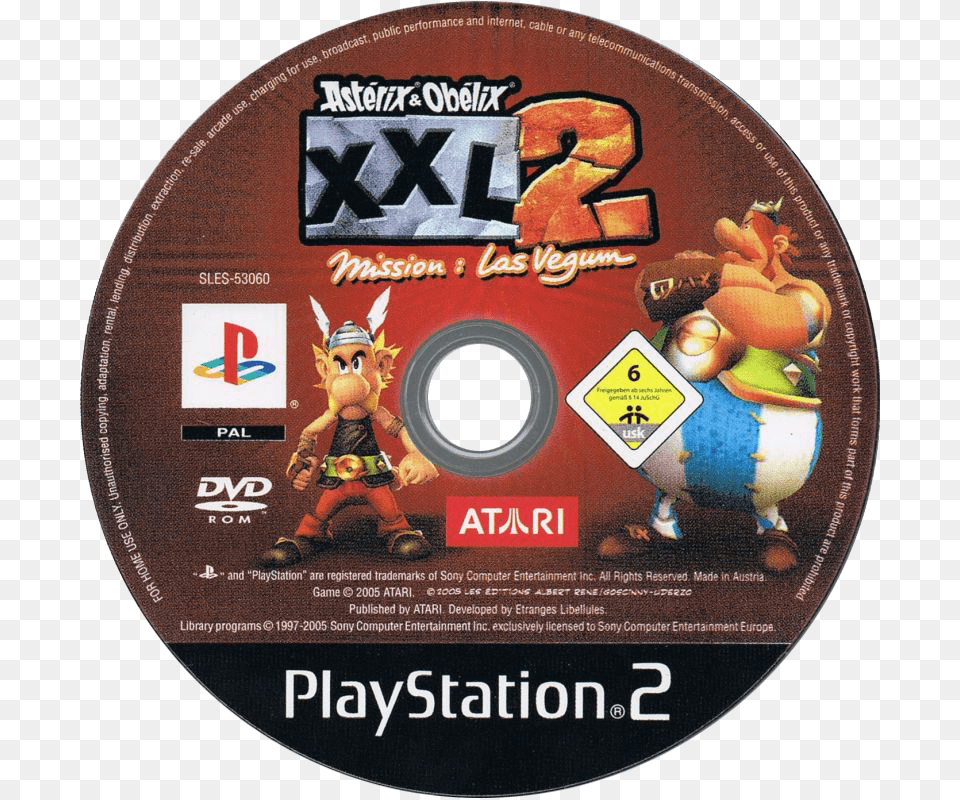 Asterix Obelix Xxl Ps2 Dvd Label, Disk, Baby, Person Free Png Download