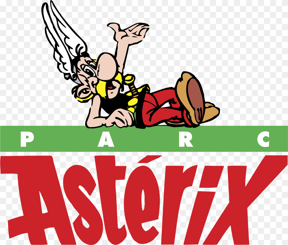 Asterix Parc Logo Transparent Asterix, Book, Comics, Publication, Baby Png