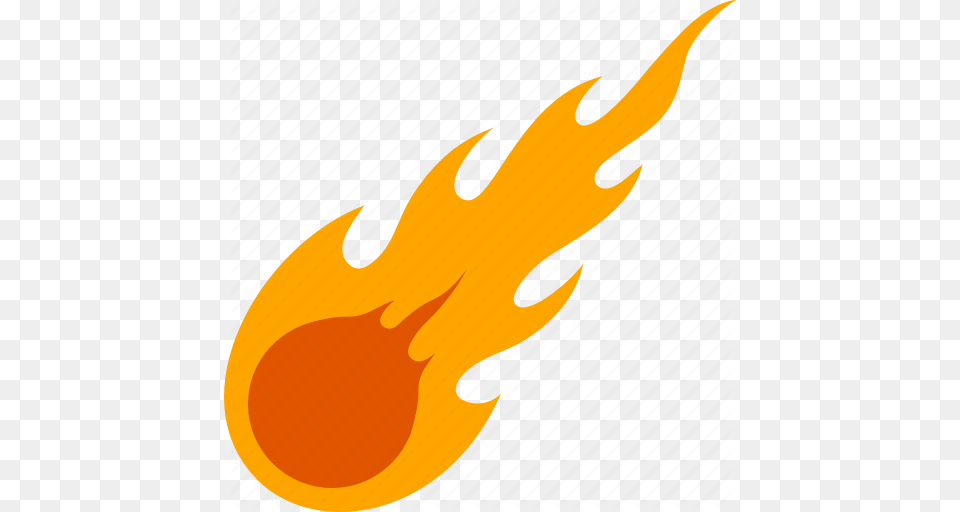 Asteroid Comet Meteor Meteorite Shooting Shower Star Icon, Cutlery, Spoon, Fire, Flame Free Transparent Png