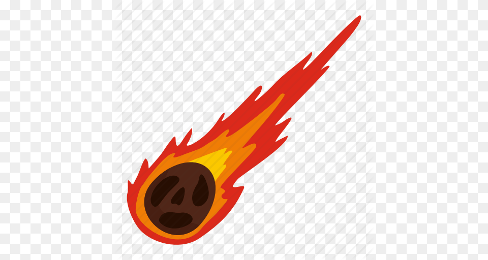 Asteroid Explosion Impact Meteor Meteorite Moon Rocks Icon, Light, Fire, Flame Free Png Download