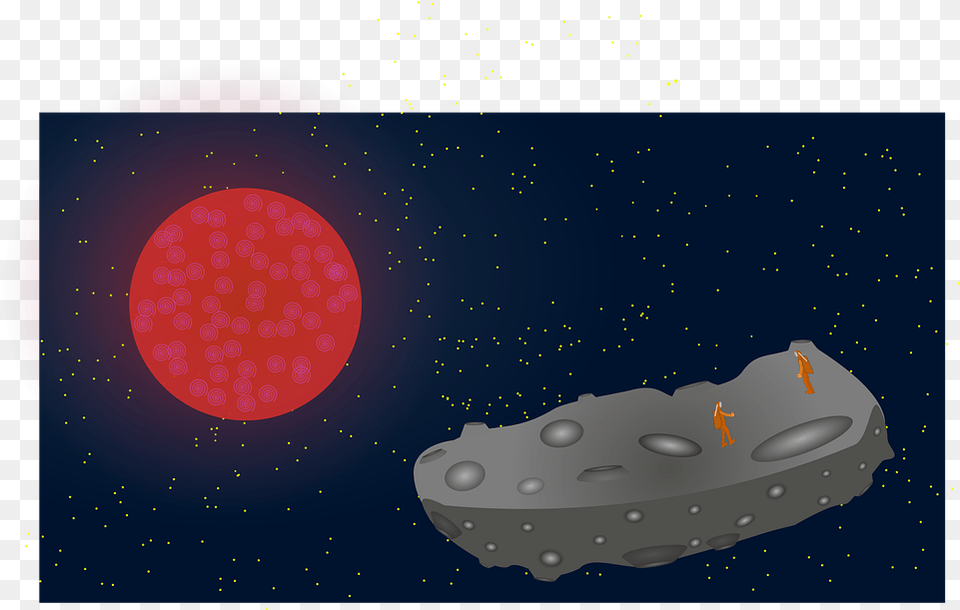 Asteroid Stars Star Vector Graphic On Pixabay Illustration, Nature, Night, Outdoors, Sphere Free Png Download