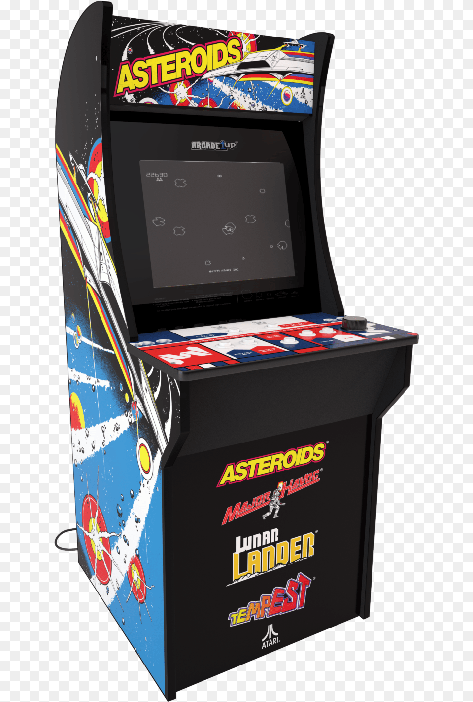 Asteroids Arcade 1 Up, Arcade Game Machine, Game, Person Free Transparent Png