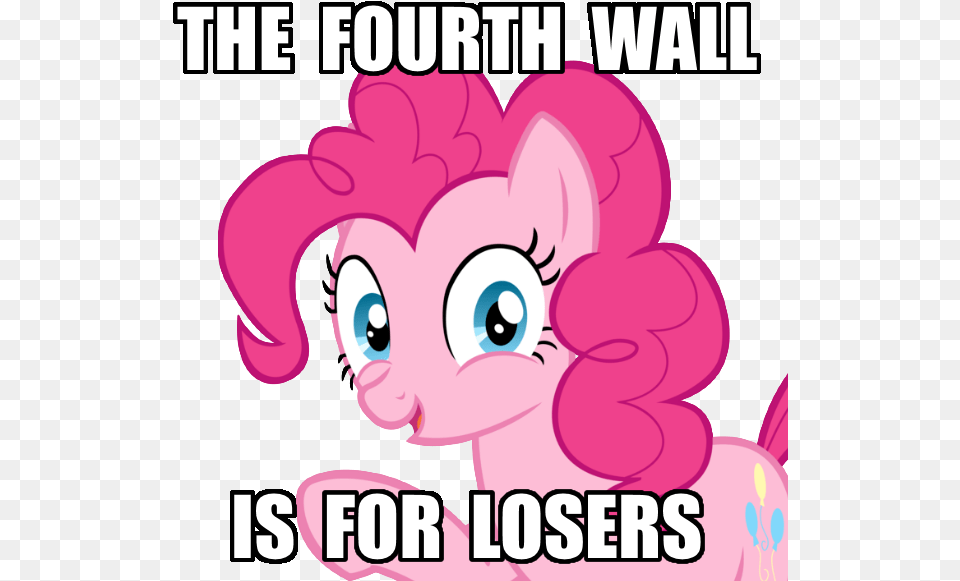 Astie Th Fourth Wall Happy Image Macro Meme Pinkie Am One With Evm, Book, Comics, Publication, Dynamite Png