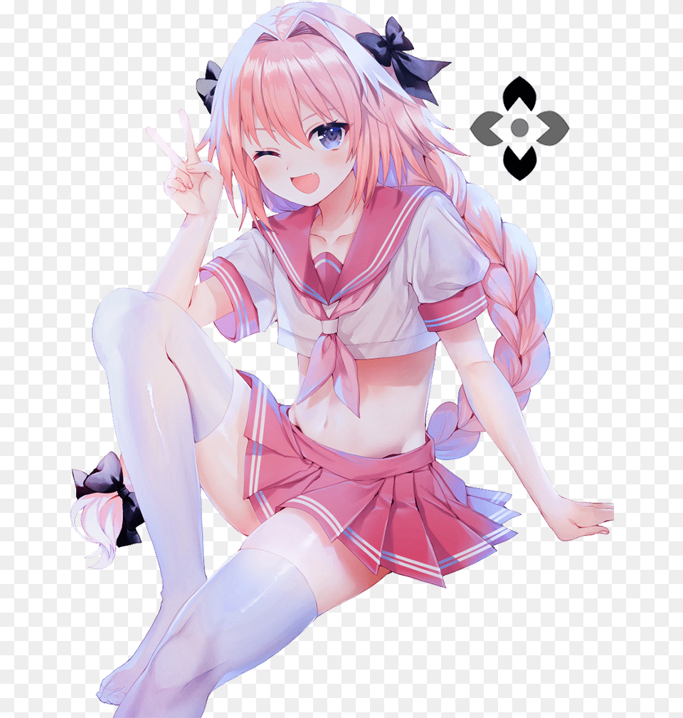 Astolfo Astolfo Anime, Adult, Book, Comics, Female Free Png