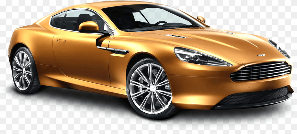 Aston Martin Virage Gold Car Aston Martin Virage 2019, Alloy Wheel, Vehicle, Transportation, Tire Png Image