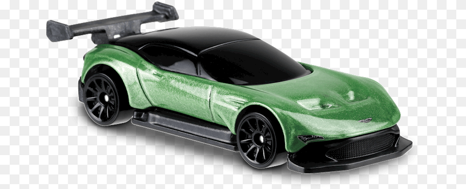 Aston Martin Vulcan In Green Hw Exotics Car Collector Hotwheels, Wheel, Machine, Vehicle, Transportation Free Png