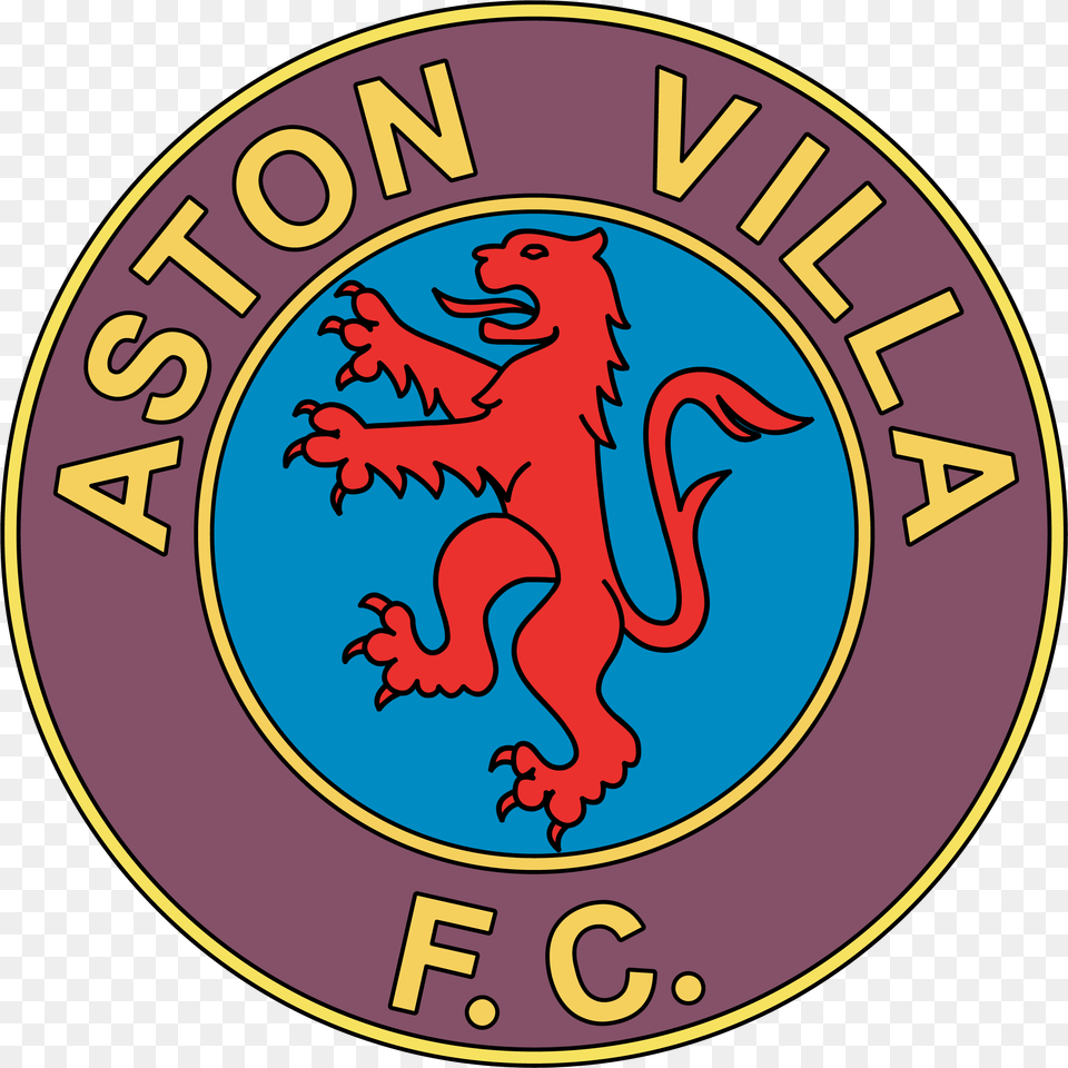 Aston Villa Football Logo Team Badge Futbol Soccer Emblem, Symbol Png Image