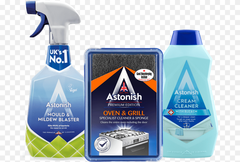 Astonish Mould And Mildew Blaster, Bottle, Cleaning, Person, Cosmetics Free Transparent Png