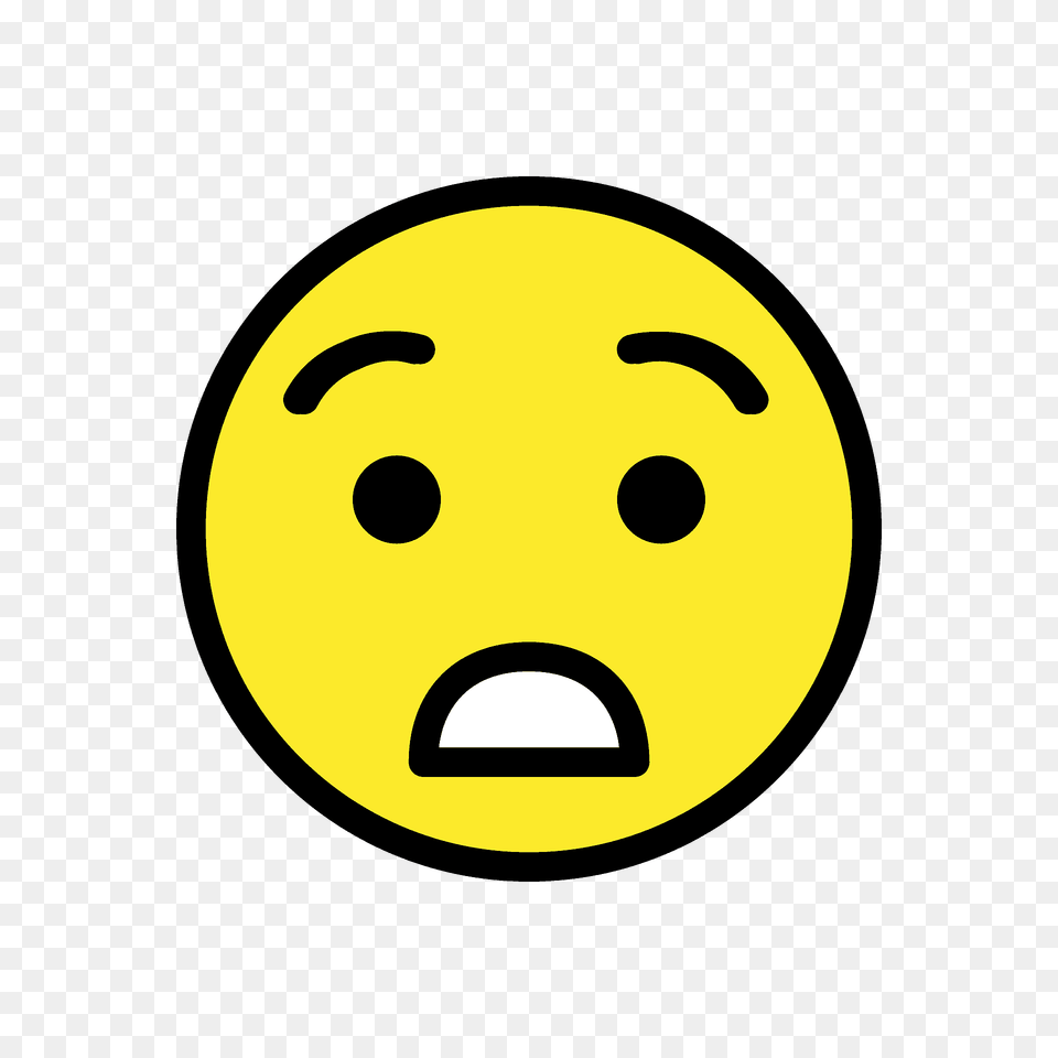 Astonished Face Emoji Clipart, Head, Person, Sphere Png