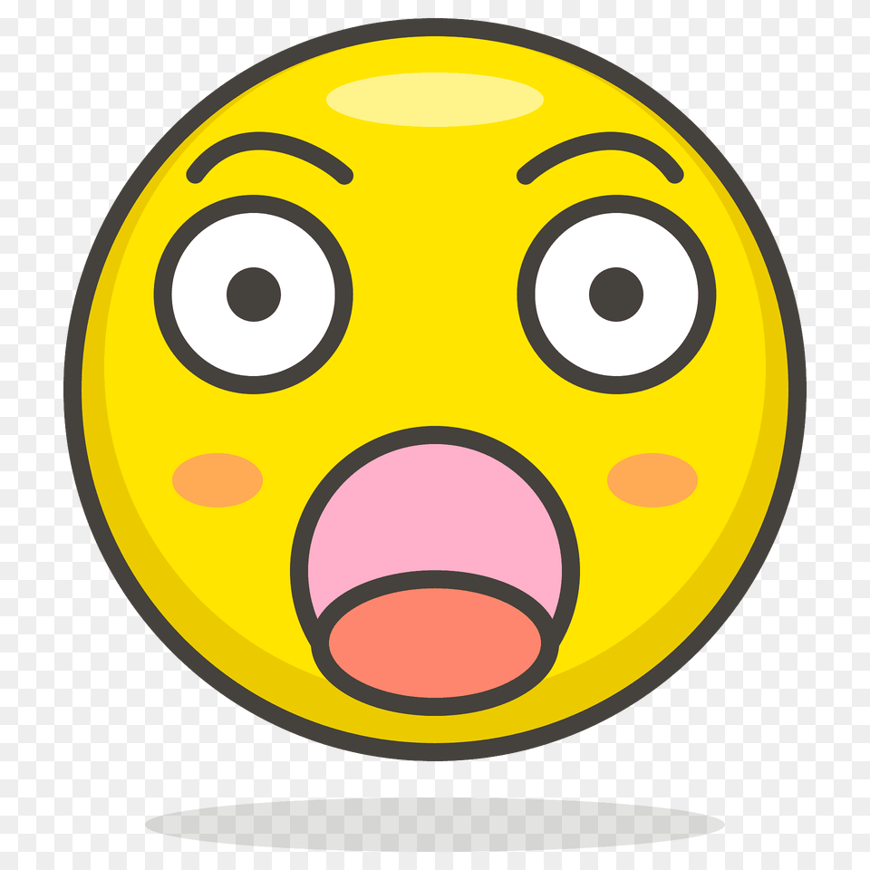 Astonished Face Emoji Clipart, Egg, Food, Easter Egg, Head Png