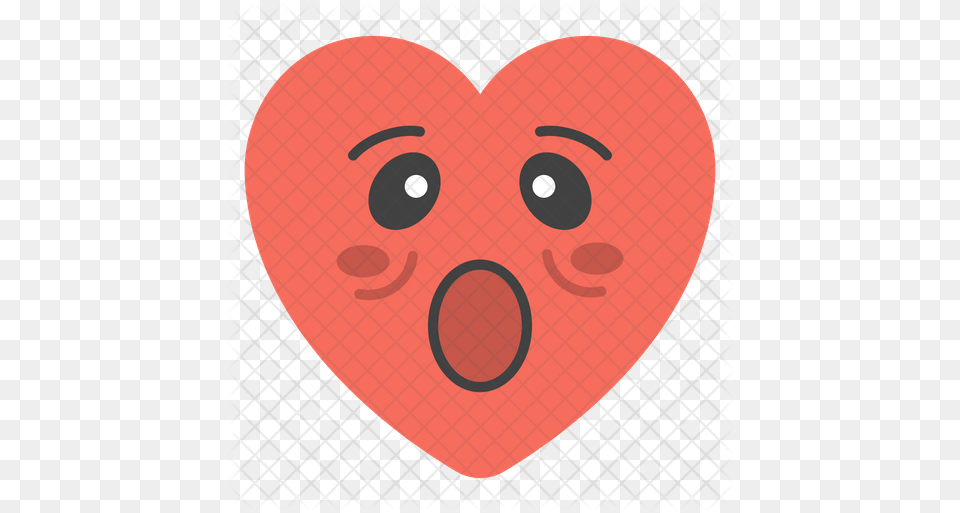 Astonished Heart Emoji Icon Tropenmuseum, Ping Pong, Ping Pong Paddle, Racket, Sport Png Image