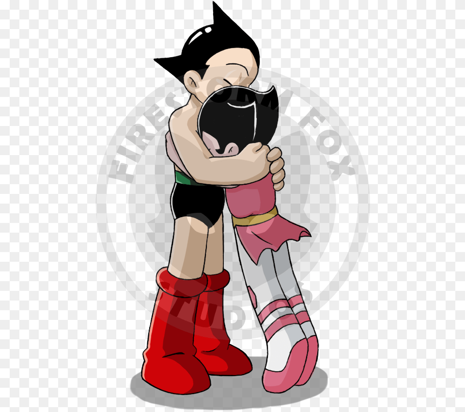 Astro And Zoran By The Firestorm Astro Boy Low Key Astro Boy X Zoran, Baby, Person, Hugging Free Png Download