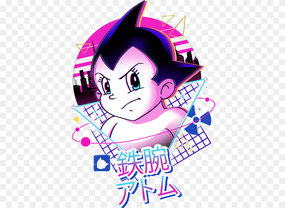 Astro Boy, Graphics, Art, Purple, Sticker Png Image