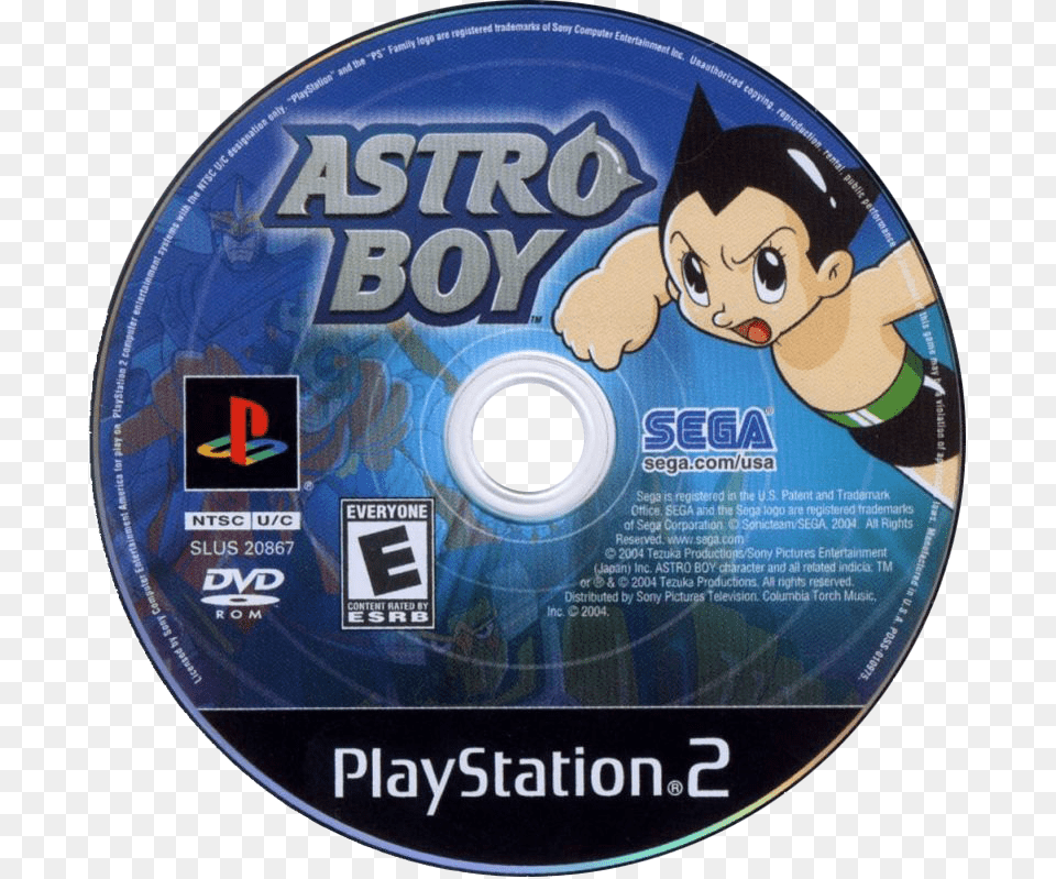 Astro Boy Astro Boy Ps2 Cover, Disk, Dvd, Face, Head Free Png Download