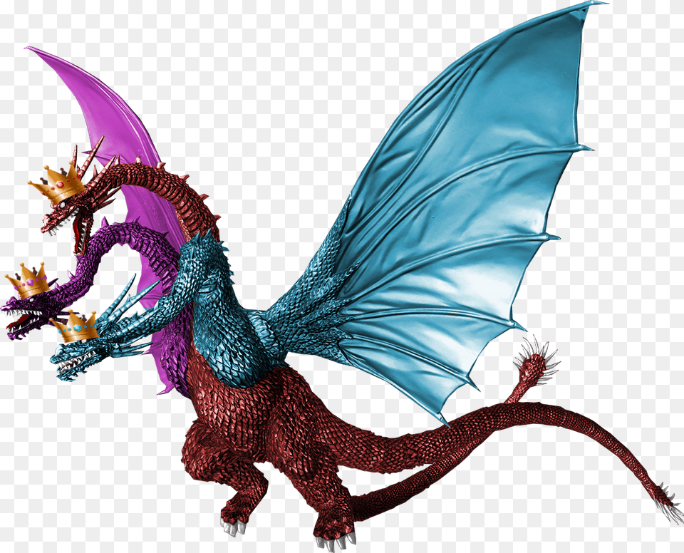Astro King Ghidorah Ultra Fan Wiki Fandom Powered, Dragon, Animal, Dinosaur, Reptile Png Image