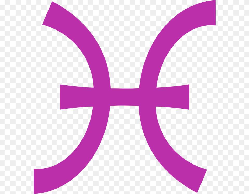 Astrological Sign Astrology Zodiac Horoscope Gemini Pisces Symbol, Purple, Accessories, Formal Wear, Tie Free Transparent Png