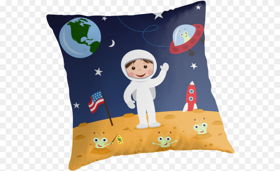 Astronaut, Cushion, Home Decor, Pillow, Baby Free Png