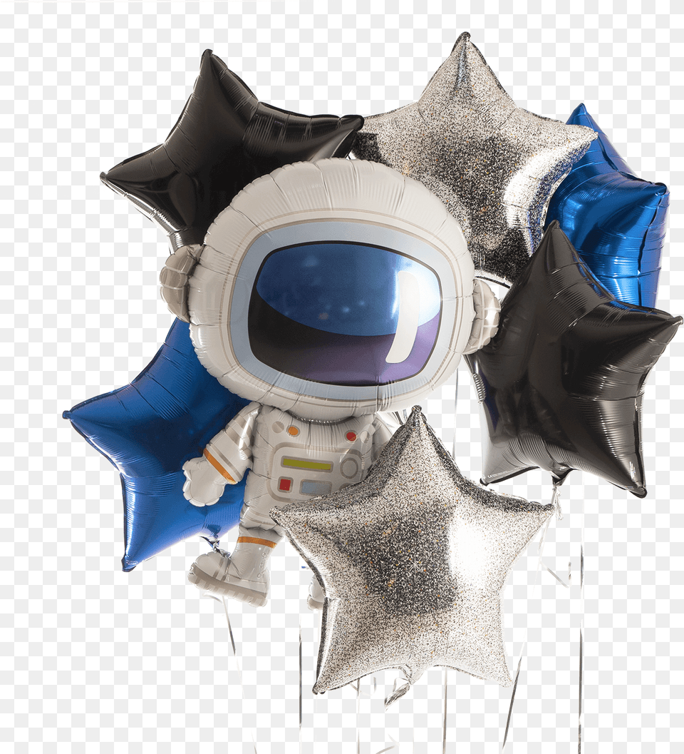 Astronaut And Star Foil Balloon Bouquet Balloon, Clothing, Footwear, Shoe Free Png Download