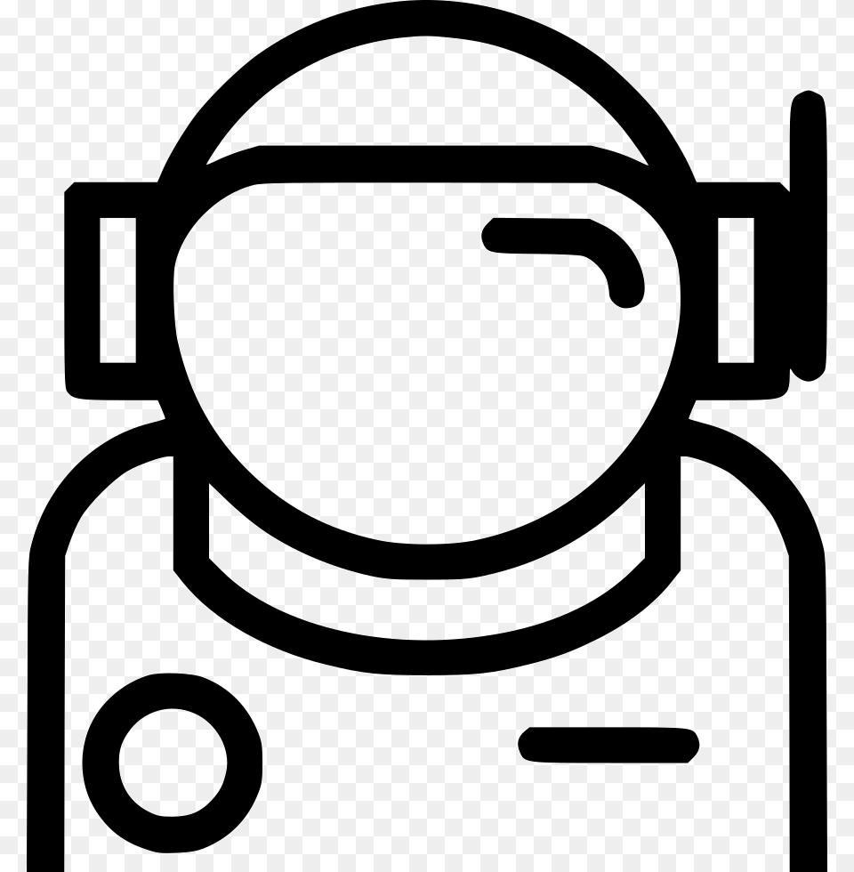 Astronaut Astronaut Icon, Stencil, Device, Grass, Lawn Png Image
