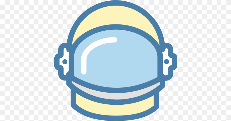 Astronaut Astronomy Science Icon Of Flat Line Astronauta Icone, Clothing, Hardhat, Helmet, Baby Png Image