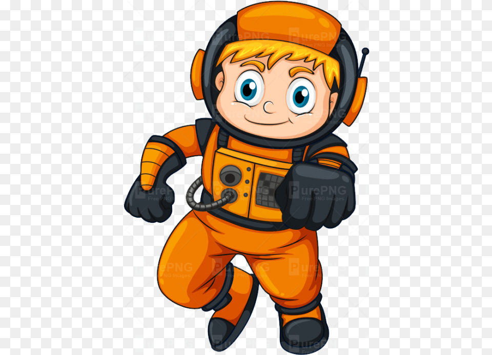 Astronaut Clipart Transparent Astronaut Clipart, Book, Comics, Publication, Baby Free Png Download