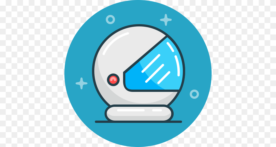 Astronaut Cosmos Helmet Safety Security Space Icon, Sphere, Disk Png Image