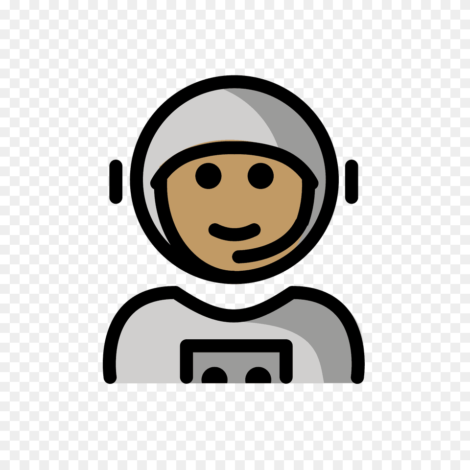 Astronaut Emoji Clipart, Clothing, Hood, Face, Head Png Image