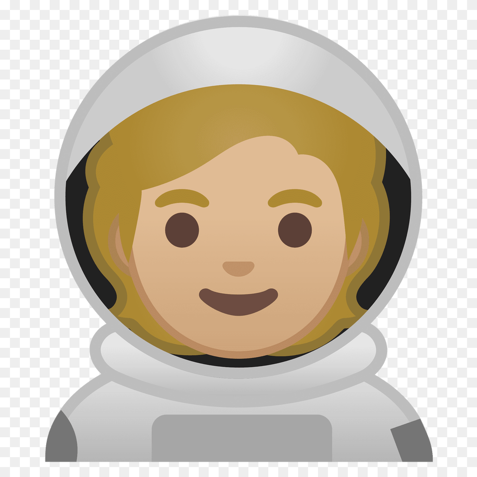 Astronaut Emoji Clipart, Clothing, Hood, Face, Head Free Png