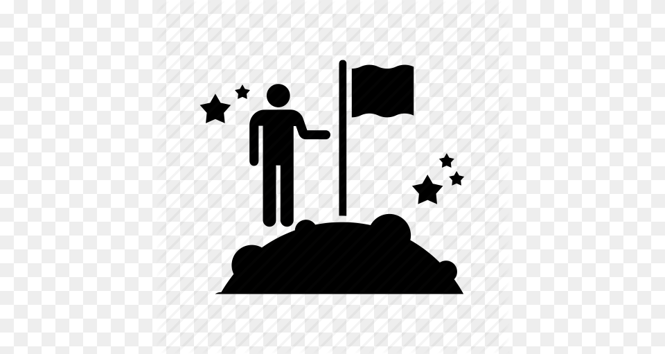 Astronaut Flag Man Moon Space Spaceman Icon, Cleaning, Person Free Png Download