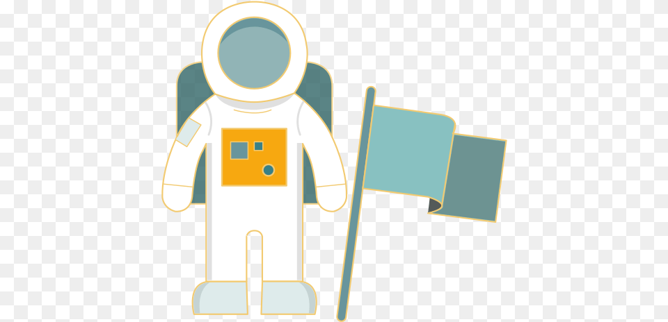 Astronaut Flag Space Univers Galaxia Spaceman Astronaut, Clothing, Coat, Robot, Baby Free Png