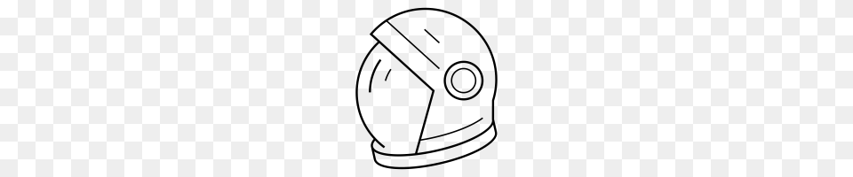 Astronaut Helmet Icons Noun Project, Gray Free Png