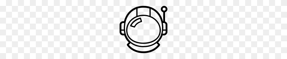 Astronaut Helmet Icons Noun Project, Gray Free Png