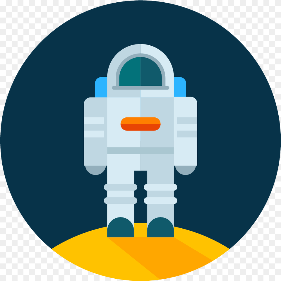 Astronaut Moon Icon Vector Icon Full Size Download Astronaut Space Icon Png Image