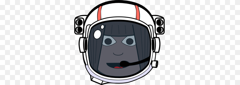 Astronaut Outer Space Line Art Cartoon Space Suit, Crash Helmet, Helmet, Accessories, Goggles Free Png