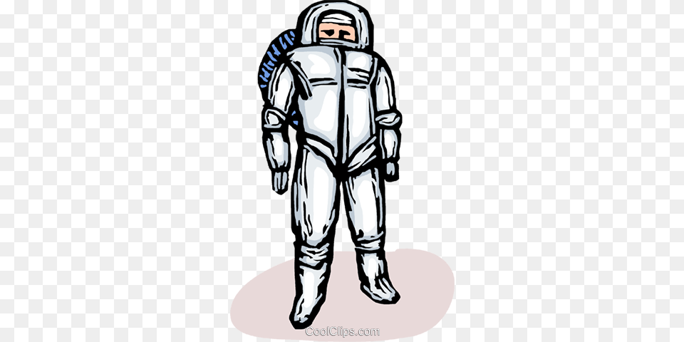 Astronaut Royalty Vector Clip Art Illustration, Adult, Male, Man, Person Free Png