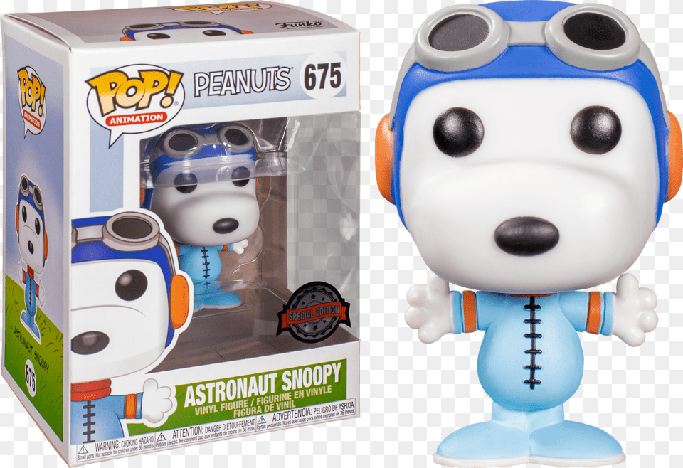 Astronaut Snoopy In Blue Suit Funko Pop Vinyl Figure Astronaut Snoopy Funko Pop, Toy, Person Free Png Download