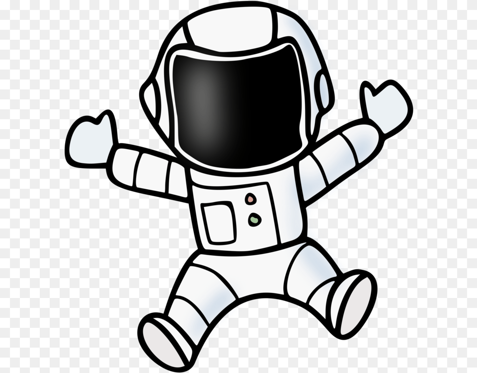 Astronaut Space Suit Outer Draw A Space Man, Robot Free Transparent Png