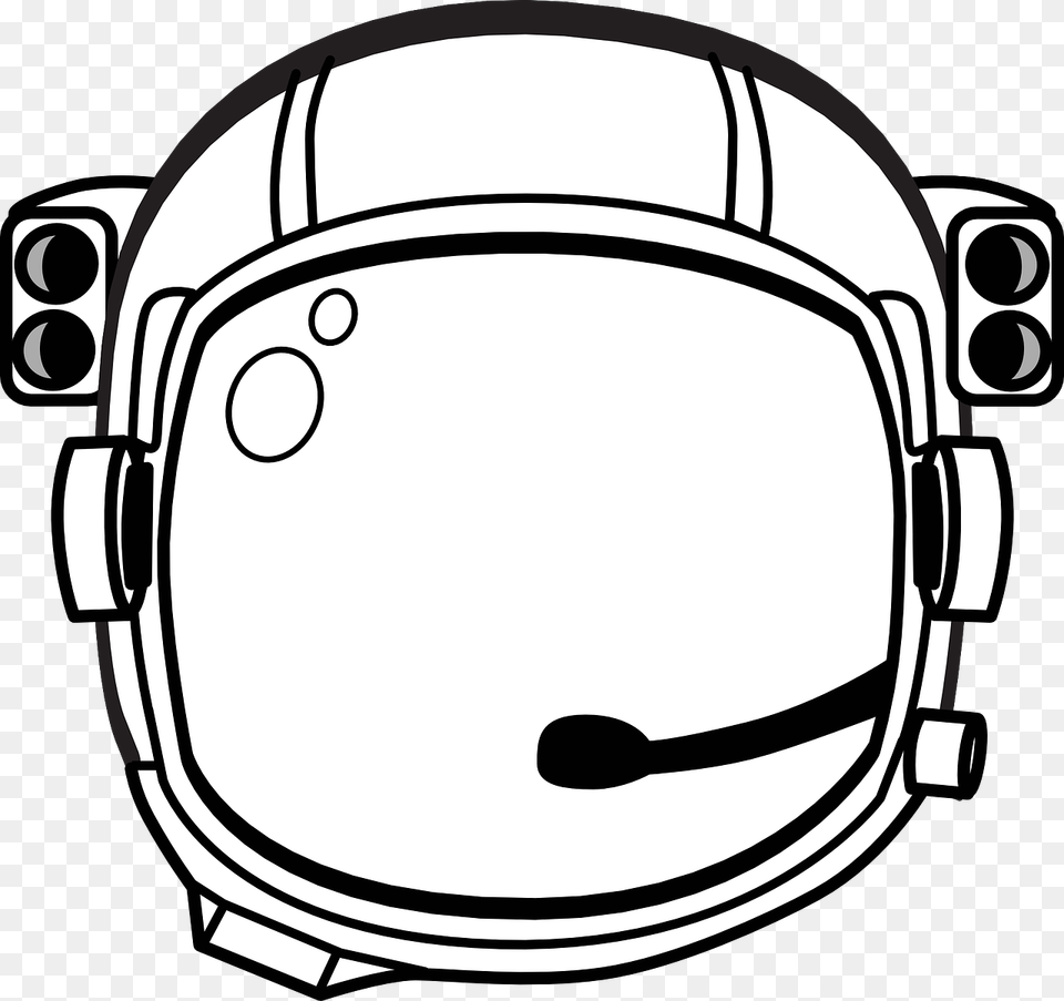 Astronaut Space Suit Outer Helmet Astronaut Helmet Clipart, Crash Helmet, American Football, Football, Person Free Png Download