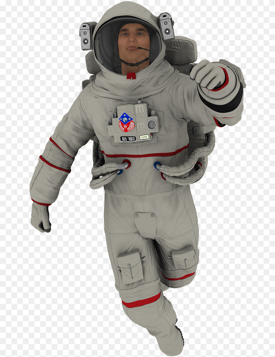 Astronaut Spaceman Nasa Astronaute, Baby, Person, Face, Head Png