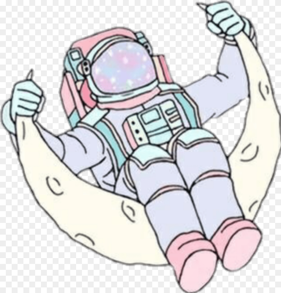 Astronaut Sticker, Baby, Person, Body Part, Hand Free Transparent Png