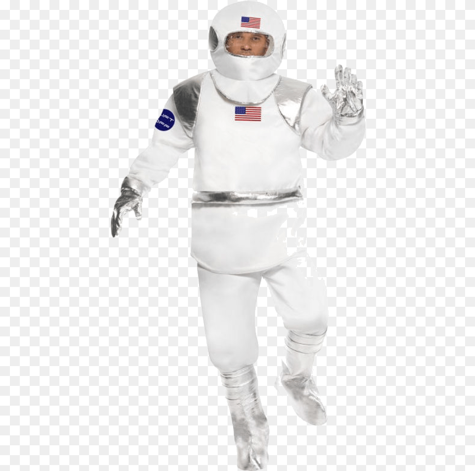 Astronaut Suit Costume, Adult, Male, Man, Person Png
