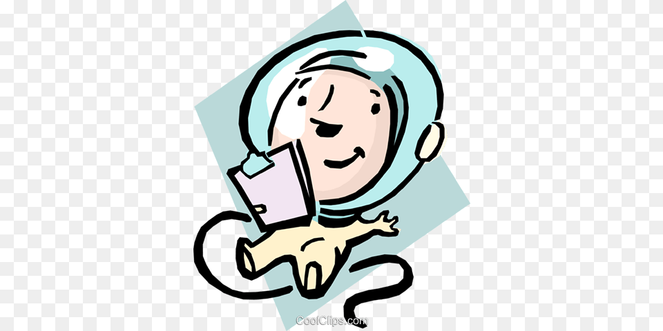 Astronaut With Clipboard In Space Royalty Vector Clip Art, Face, Head, Person, Stencil Free Png