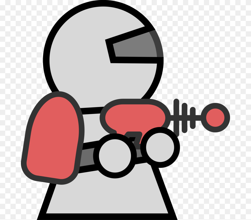 Astronaut With Gun Cartoon, Device, Grass, Lawn, Lawn Mower Png