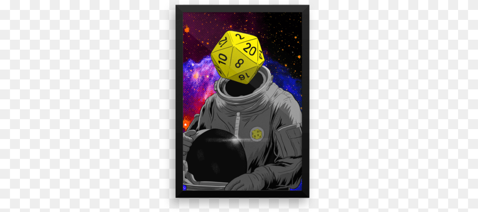 Astronautquot Framed Poster Breshnyda Poster, Sphere, Adult, Male, Man Free Transparent Png