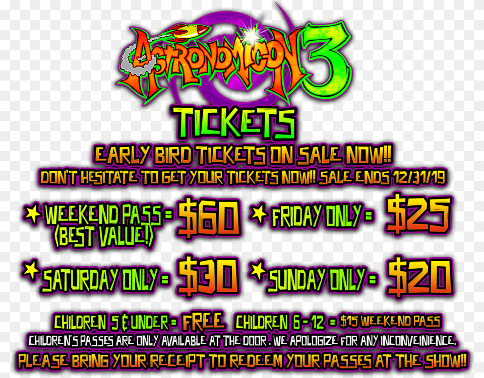 Astronomicon 3 Ticket, Advertisement, Poster Free Transparent Png