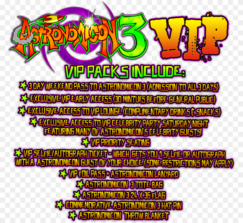 Astronomicon 3 Vip, Advertisement, Poster Png