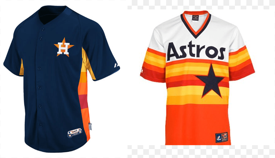 Astros Throwback Jersey Jose Altuve, Clothing, Shirt, T-shirt, Person Png Image