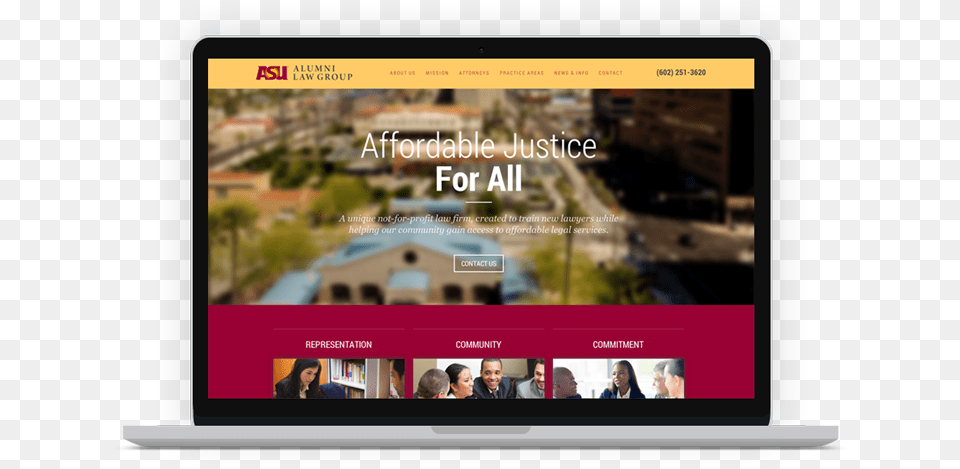 Asu Alumni Law Group Website Tablet Computer, File, Computer Hardware, Screen, Person Free Png Download